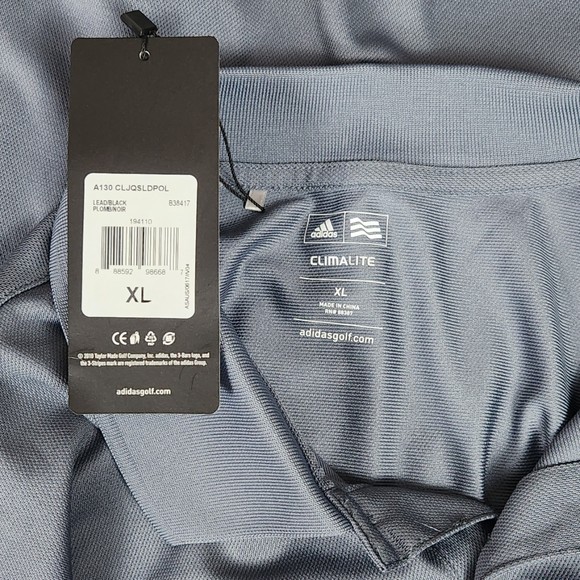 Adidas Golf Polo Mens Climalite Size XL NWT - Picture 4 of 5